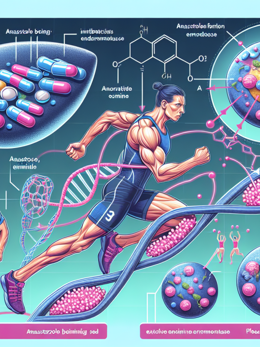 Mechanism of action of anastrozole in sports