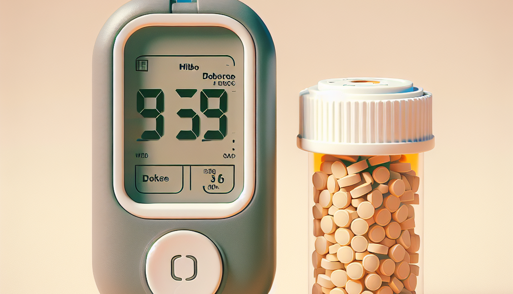Blood glucose monitoring with mibolerone