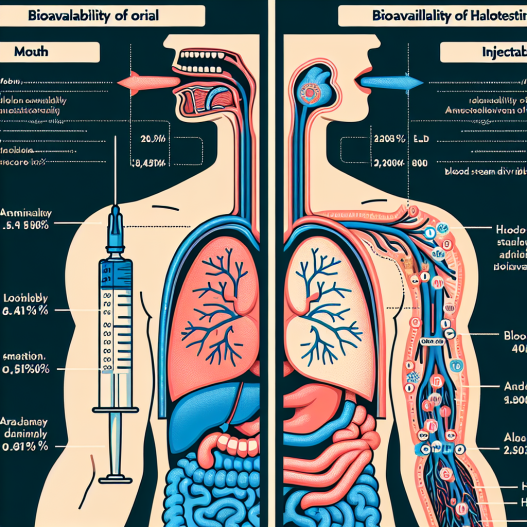Bioavailability of halotestin: oral vs injectable comparison