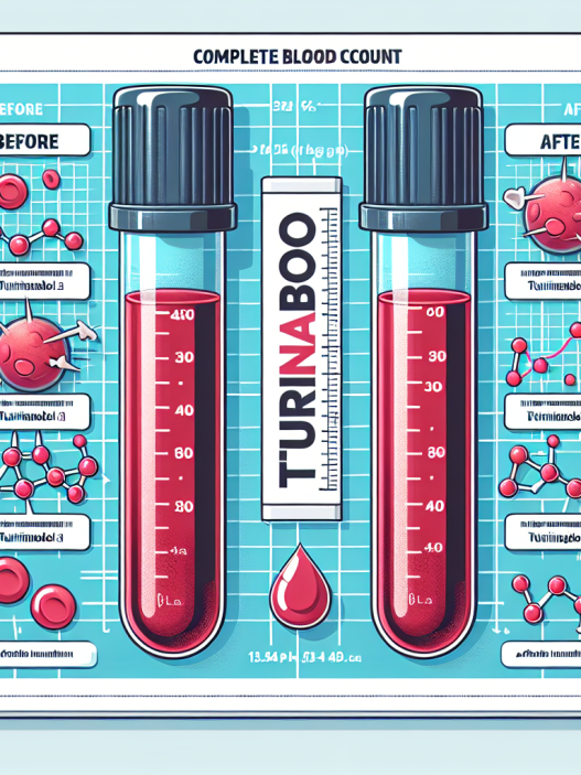 Complete blood count changes with turinabol