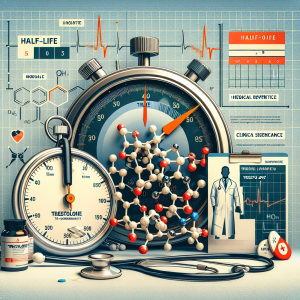 Half-life of trestolone and its clinical significance