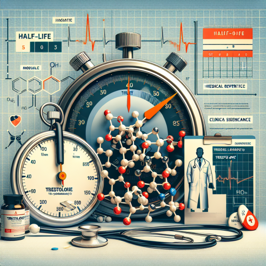 Half-life of trestolone and its clinical significance