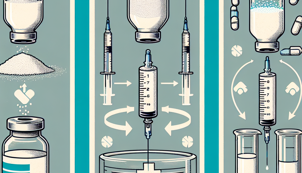 Reconstitution protocol for methandienone injection
